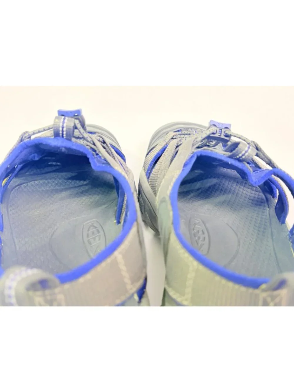 Keen Sandals Men's Size 13 Blue Waterproof 110230 Newport H2 Gray Hiking Shoes